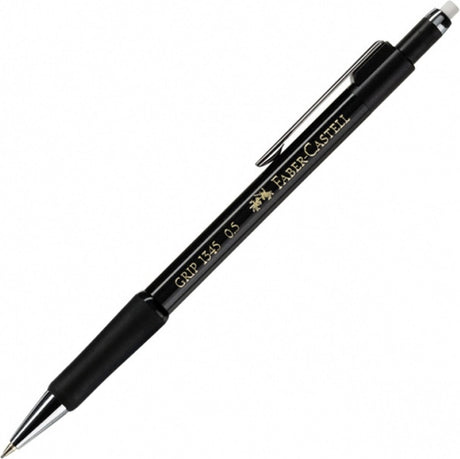 Faber-castell vulpotlood - grip 1345 - 0,5mm - zwart metallic - fc-134599
