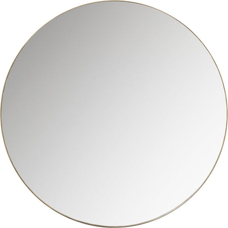 Woood doutzen spiegel - metaal - goud - 115x115x5