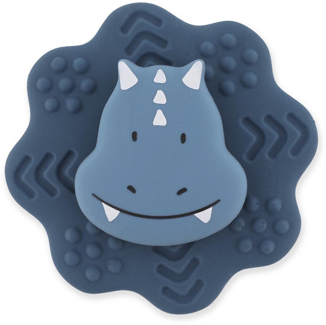 Trixie siliconen spinner met zuignap mr. triceratops – sensorisch babyspeelgoed - fidget speelgoed