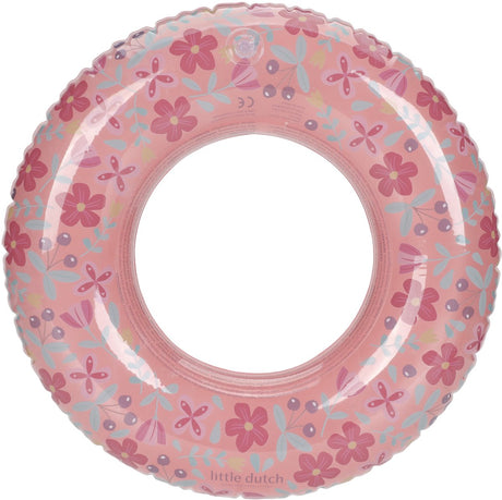 Little dutch pink flower zwemring, 50cm