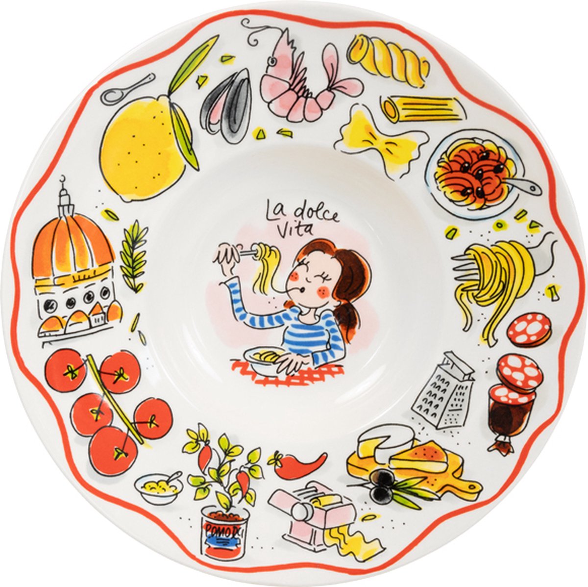 Blond amste rdam, pasta: pasta bord 24 cm la dolce vita