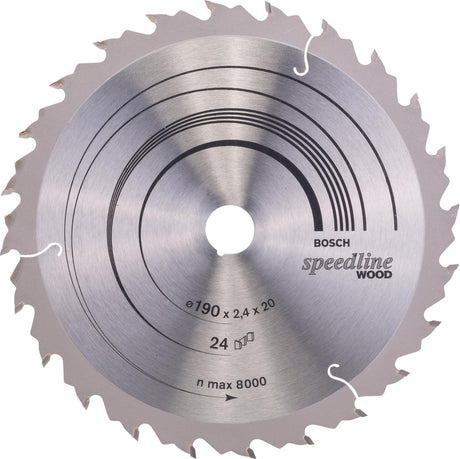Bosch cirkzb speed 190x20 16x2,4 24t fz wz
