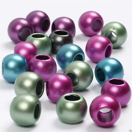 Creativ company cc pony kralen metallic 10 mm multi 145 stuks