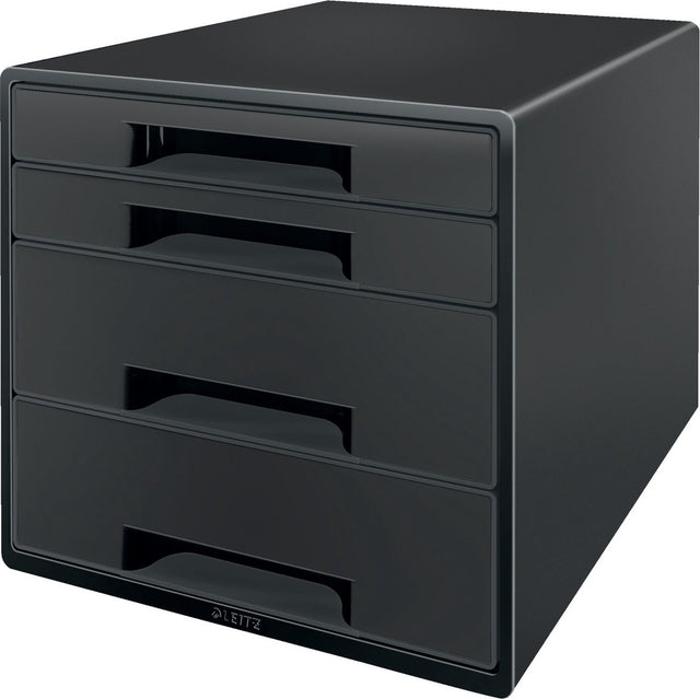 Leitz recycle ladekast - 90% post-consumer gerecycled plastic - zwart
