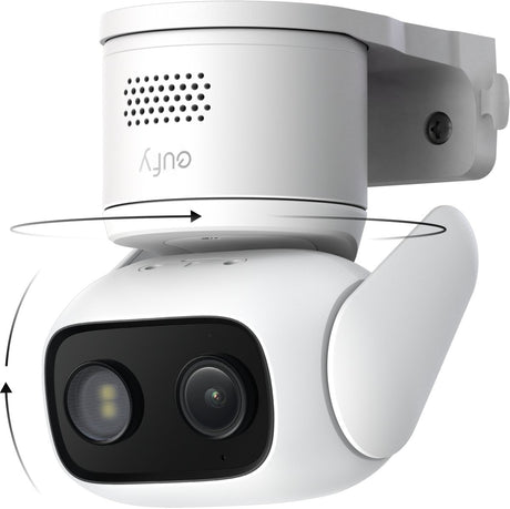 Eufy beveiliging bedrade cam c31 - wit - kantelbare beveiligingscamera - binnen en buiten - duale antenne - kleurennachtzicht - lokale opslag - geen maandelijkse kosten - ip66 - waterdicht - ai mens voertuig huisdierdetectie - 24 7 continue opname