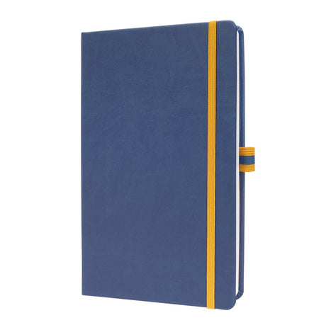 Sigel notitieboek linescape a5 blauw gelinieerd hardcover