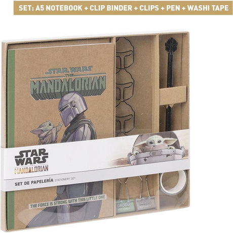 Merkloos sans marque mandalorian stationery set