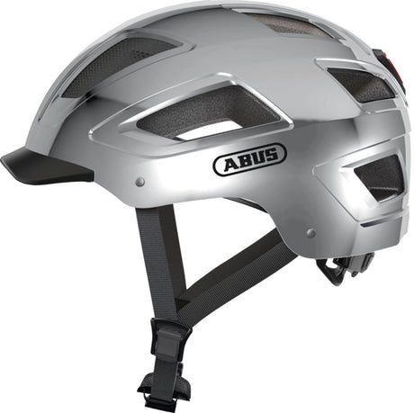 Abus helm Hyban 2.0 signal Zilver XL 58-63cm
