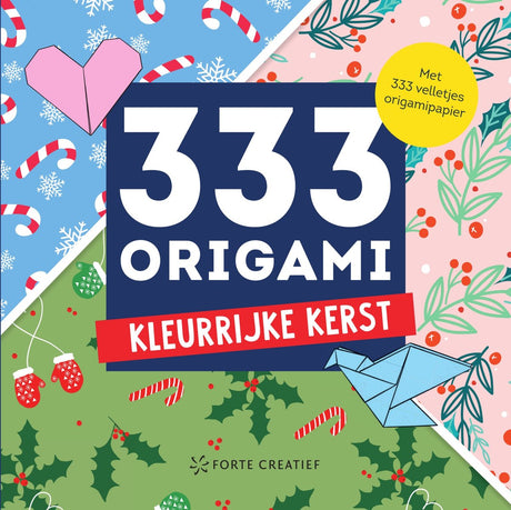 Forte 333 origami - kleurrijke kerst