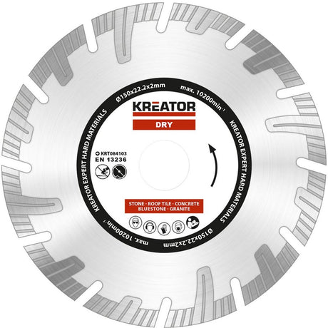 Kreator krt084103 diamantschijven set – ø150mm