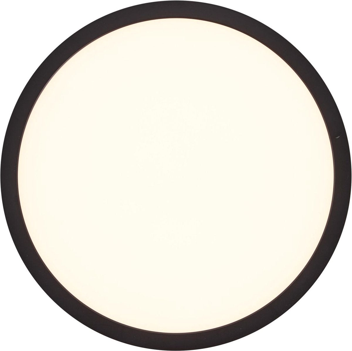 Brilliant tuco - plafondlamp - led 16w - 3000k - zwart wit