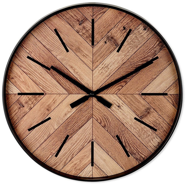 Vilde - wandklok - 50 cm - zwart - stijlvolle design