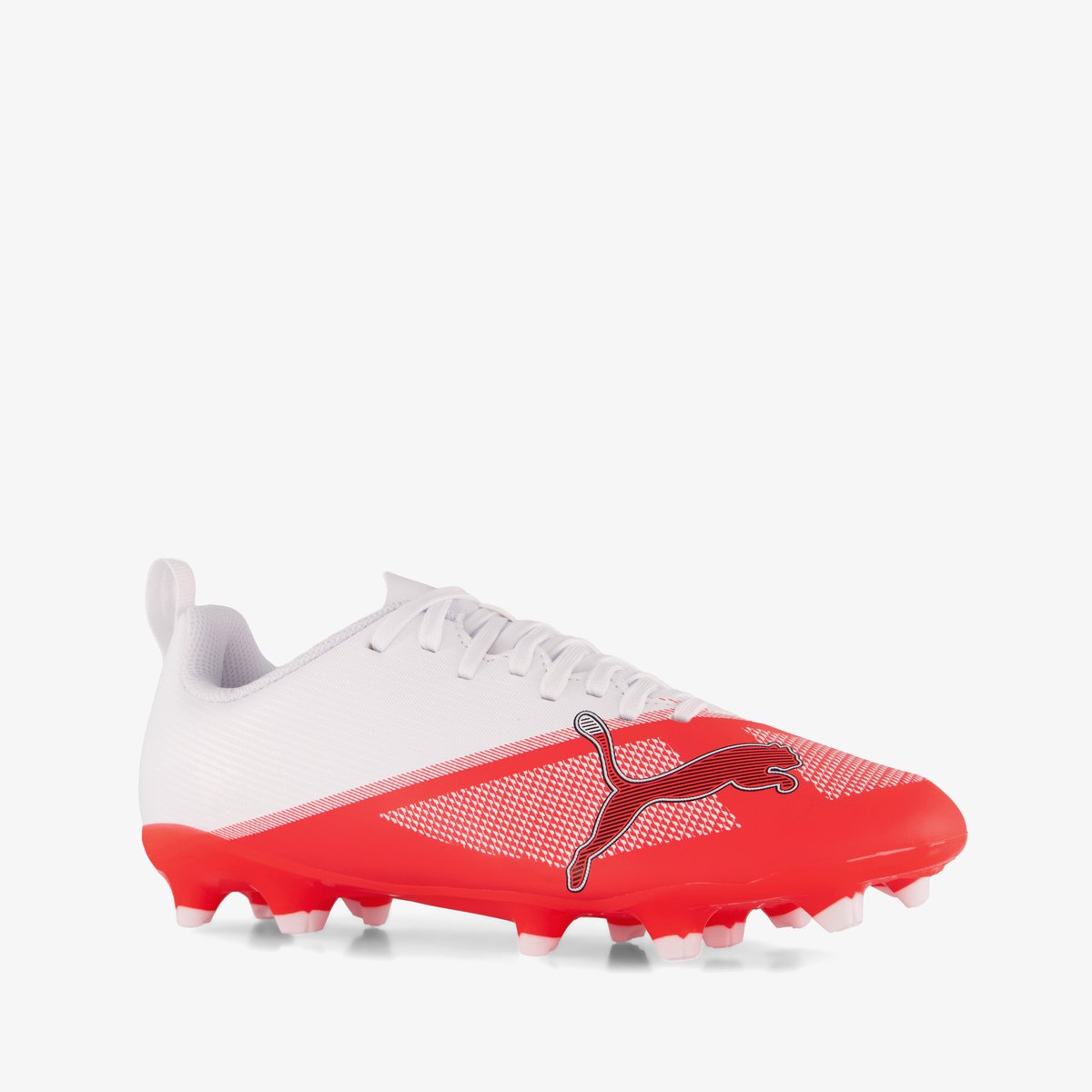 Puma ultra 7 play fg ag jr unisex sportschoenen - ultra red- black- white
