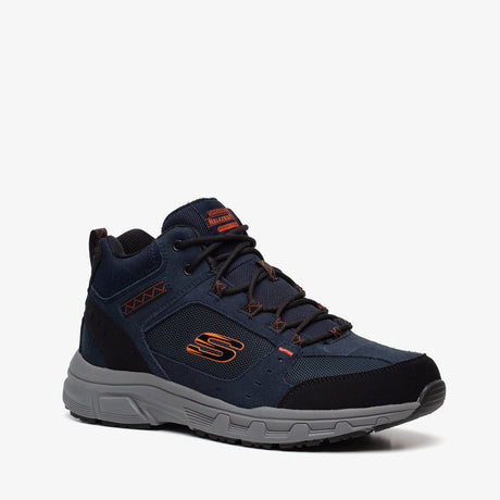 Skechers oak canyon- ironhide heren wandelschoenen - donkerblauw oranje