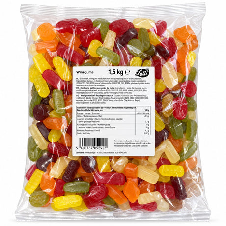 Lutti winegums 2x1,5kg