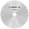 Bosch cirkelzaagblad optiline wood 254 x 30 x 2,8 mm - 40 tanden - geschikt voor alle merken