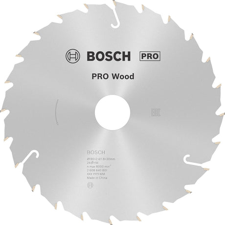 Bosch cirkelzaagblad standard for wood speed - 190 x 30 x 2,6 mm - 24