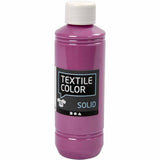 Creativ company textile color dekkende textielverf - fuchsia, 250ml