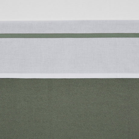 Meyco baby bies wieglaken - forest green - 75x100cm - 0.3 tog