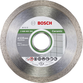 Bosch - diamantdoorslijpschijf standard for ceramic 115 x 22,23 x 1,6 x 7 mm