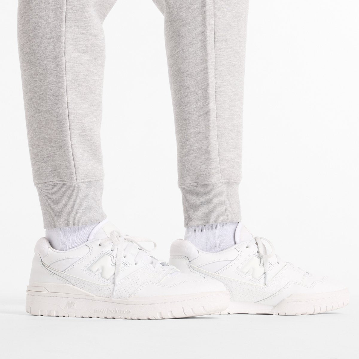 New balance sport fleece jogger heren broek - atletic grey xl