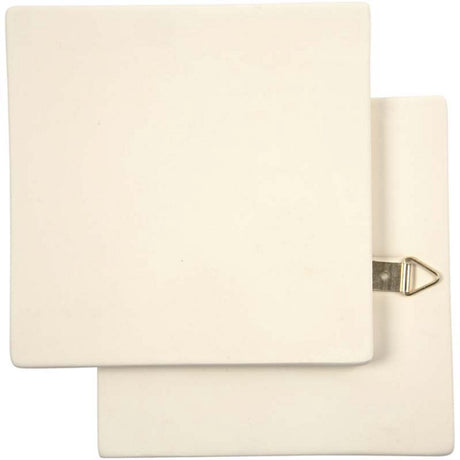 Creativ company cc teracotta tegel 13x13 cm wit