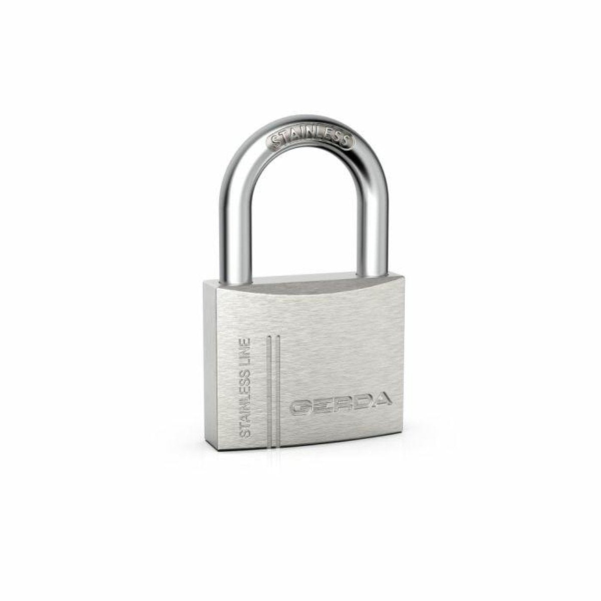 Gerda knp s30 serie - roestvrijstalen hangslot - 30mm - weerbestendig - inclusief 3 sleutels