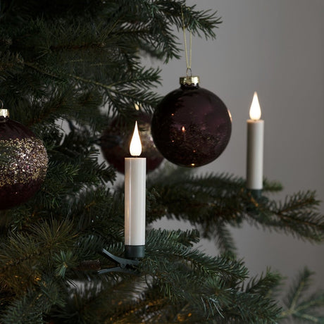 Konstsmide kaarsverlichting voor binnen - set van 10 kaarsen - plastic - batterij - zonder kabel - kerstverlichting