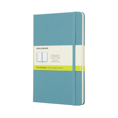 Moleskine classic notitieboek - large - hardcover - blanco - rif blauw