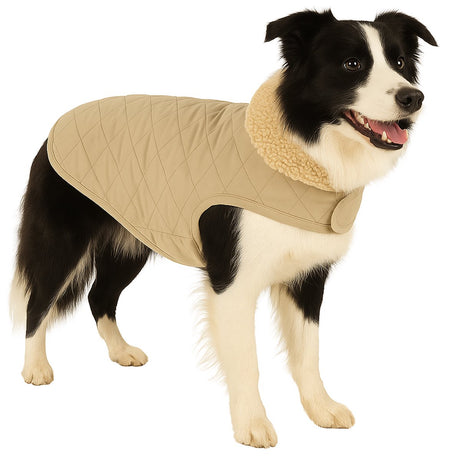 Flamingo hondenjas – bonnie – honden jas – hondenjasjes winter – hondenjas waterdicht – 50 cm – a:50cm b:38-40cm c:62-68cm – beige l