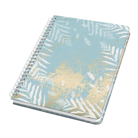 Sigel spiraal notitieboek jolie a5 hardcover 120 pagina's dots 100 grams papier heavenly leaves