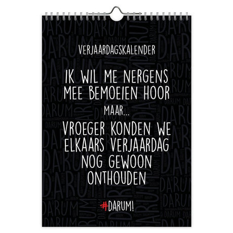 Darum - verjaardagskalender - a4