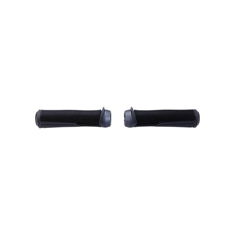 Bbb cycling ergonomische handvatten fiets cobra - ergonomische fiets handvatten met maximaal comfort - lengte 142 mm - per paar - zwart grijs - bhg-96