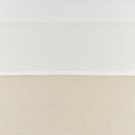Meyco baby plume wieglaken - 75 x 100 cm - offwhite