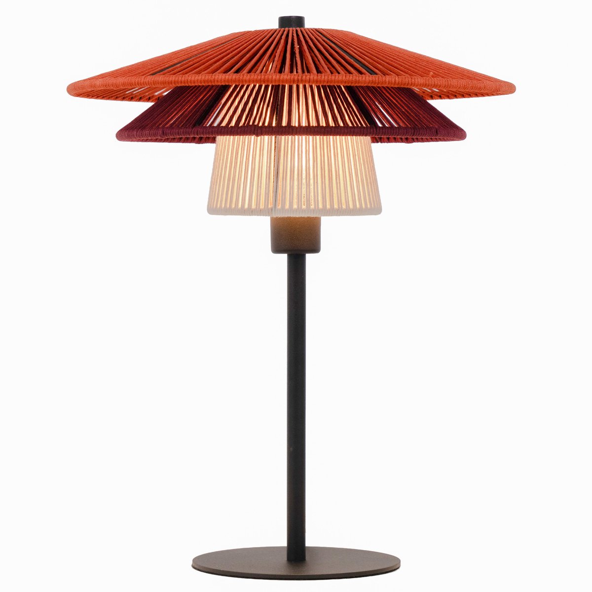 Eglo pignona tafellamp - e14 - 39 cm - rood oranje wit zwart
