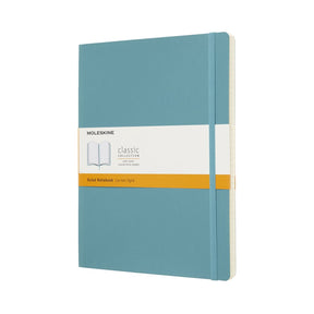 Moleskine classic notitieboek - extra large - softcover - gelinieerd - rif blauw