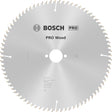 Bosch - cirkelzaagblad optiline wood 250 x 30 x 3,2 mm, 80
