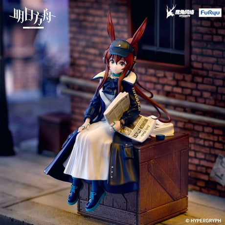 Furyu arknights noodle stopper pvc statue amiya newsgirl ver. 16 cm