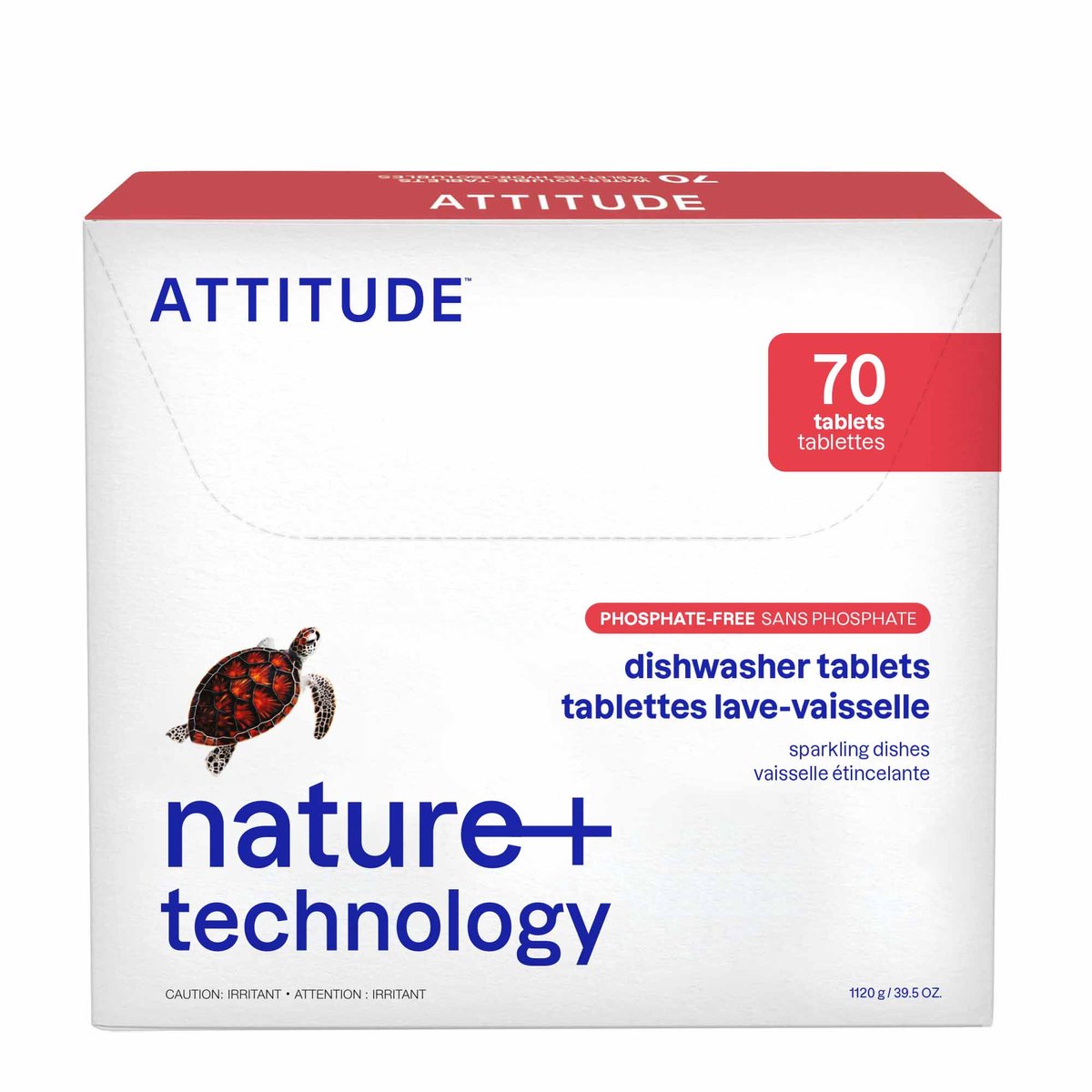 Attitude - nature+ dishwasher tablets 70 wash