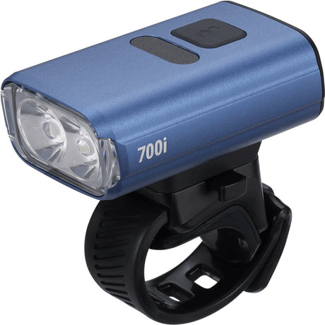 Bbb cycling nanostrike 700i koplamp fiets – 700 lumen – usb oplaadbaar – brandtijd: 45 uur – ipx6 regenbestendig - fietsverlichting racefiets mountainbike – blauw - bls-262i