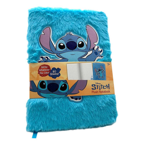 Merkloos sans marque stitch pluche notitieboek.
