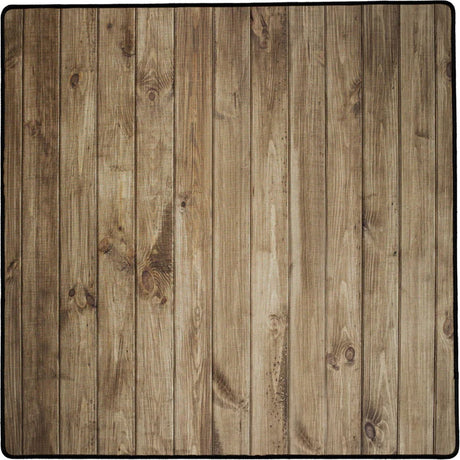 Geronimo games offline - speelmat: wood texture - 50x50 cm - polyester