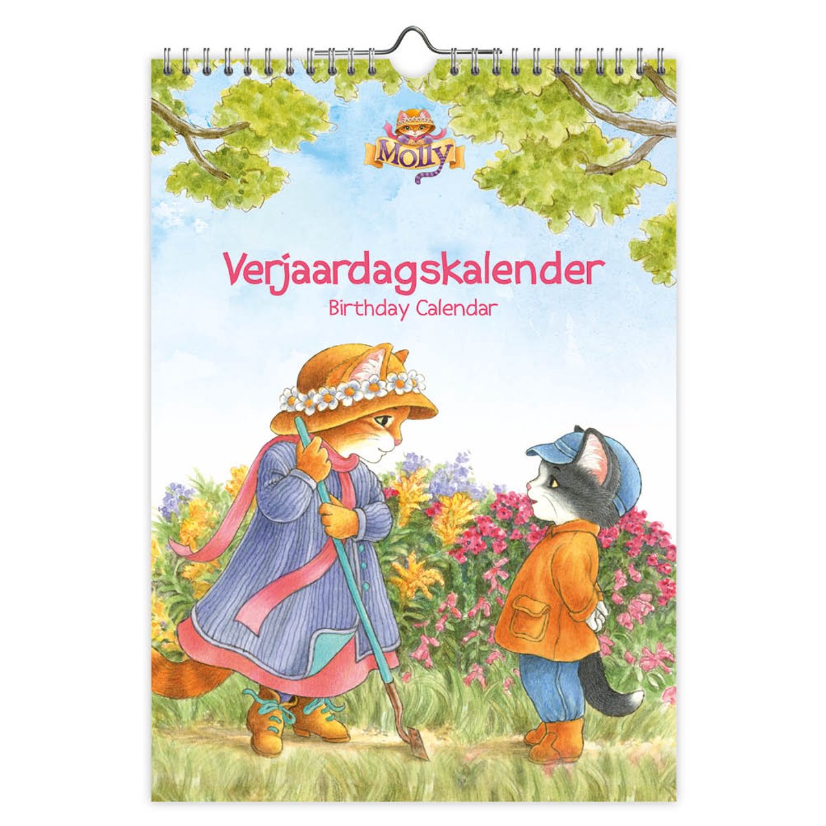 Comello franciens katten a4 verjaardagskalender mollie
