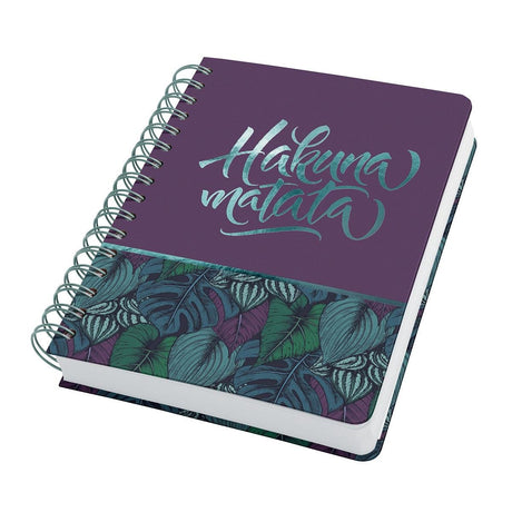 Sigel spiraal notitieboek jolie a5 hardcover 240 pagina's dots 120 grams papier jungle dreams