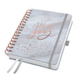 Sigel weekagenda met spiraal 2026 formaat a5 glittery joy hardcover