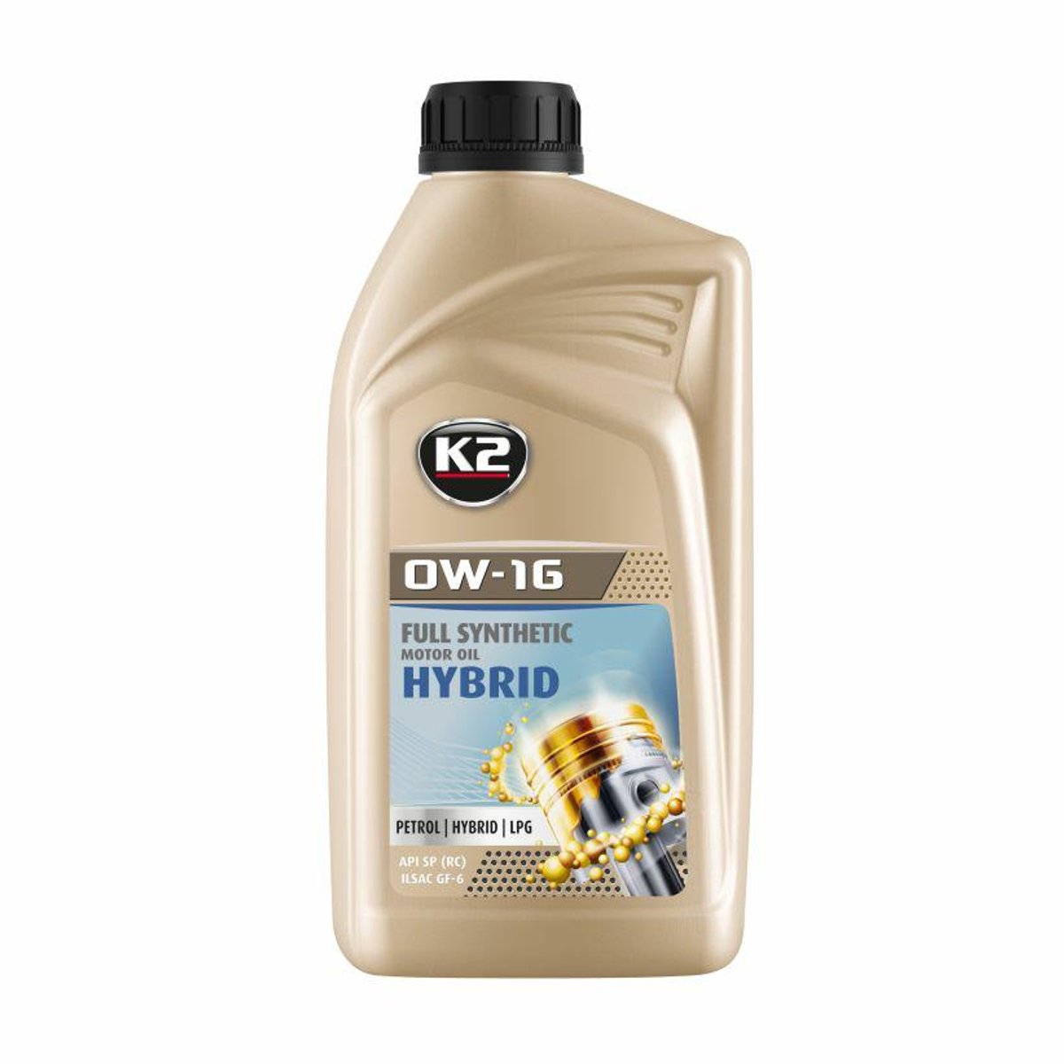 K2 hybrid serie - synthetische motorolie - 0w-16 - hybride motoren - 1l