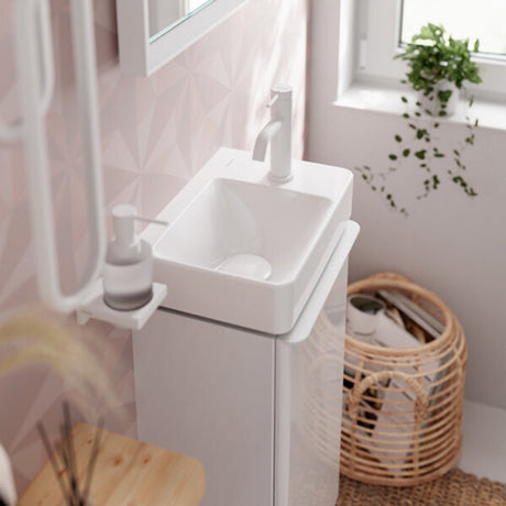 Hansgrohe tecturis s - wastafelkraan - ééngreeps bediening - coolstart energiebesparend - zonder waste - 80mm maat - brushed bronze