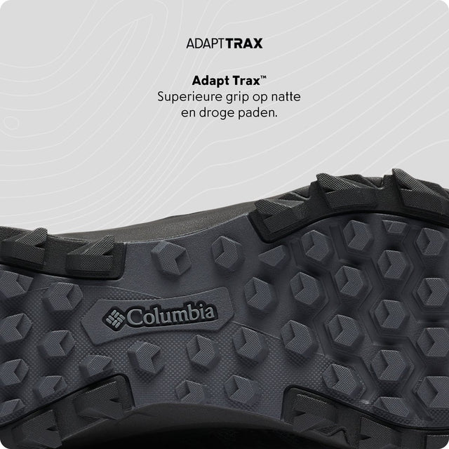 Columbia peakfreak ii outdry heren wandelschoenen - black, shark 41.5