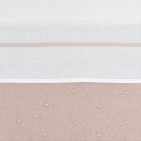 Meyco baby bies wieglaken - soft pink - 75x100cm - 0.3 tog