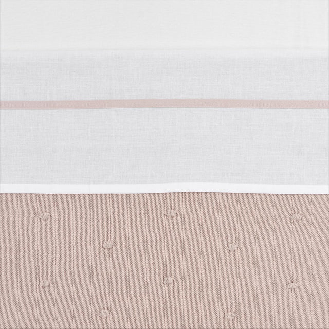 Meyco baby bies wieglaken - soft pink - 75x100cm - 0.3 tog